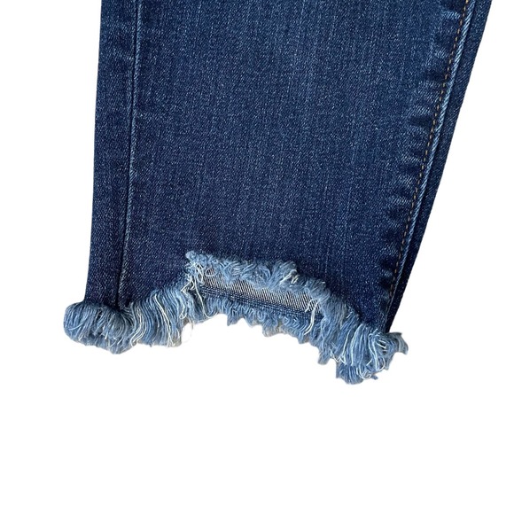 Loft Curvy Skinny Jeans Women's size 4 (27) Dark Wash - Picture 8 of 10